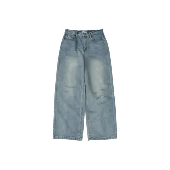 LIVINGTOWN Jeans Unisex Washed Blue