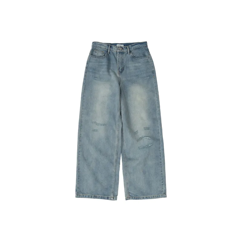 LIVINGTOWN Jeans Unisex Washed Blue-0
