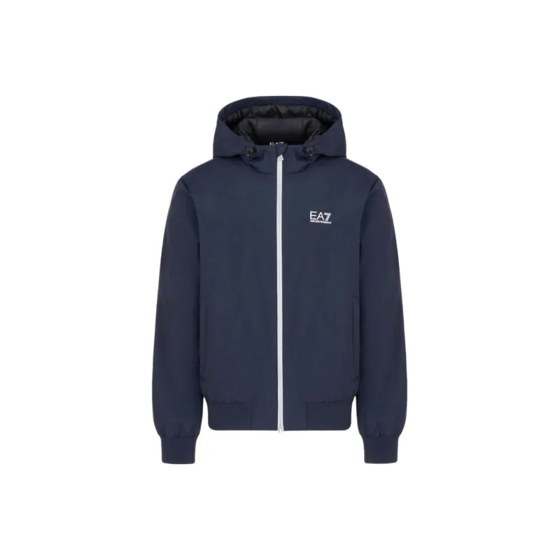 EMPORIO ARMANI Logo print Zip up Hoodie-0