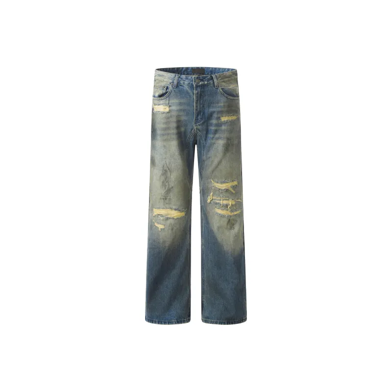GBXM Jeans Unisex Vintage Blue-0