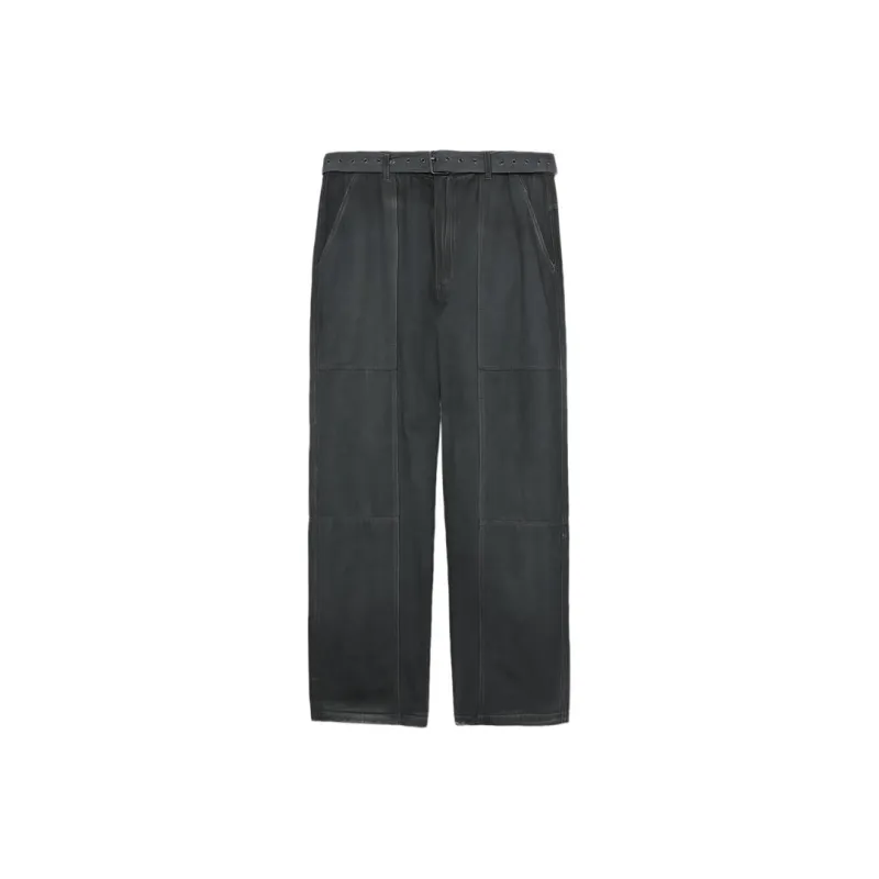 Izzue Belted Wide leg Trousers-5