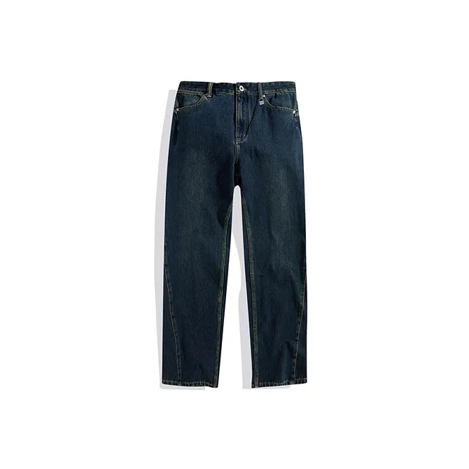 PEACEBIRD MEN Jeans Men Dark Denim Blue, Batch 1-0