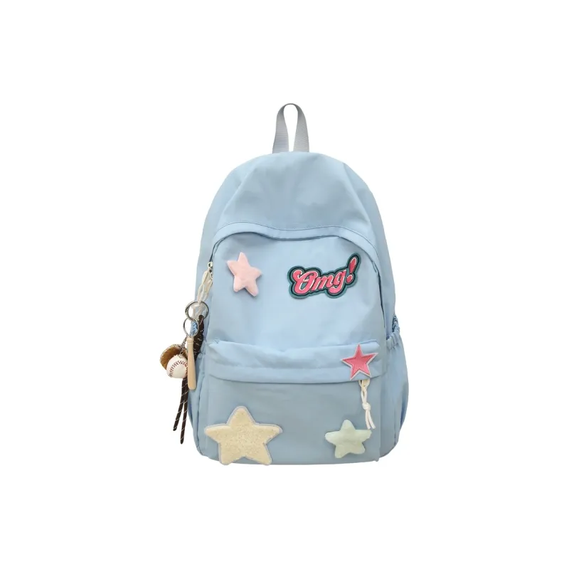 H YXIANG Nylon Backpack Large Size Women's Multicolor-5