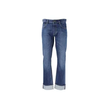 PRADA FW21 Denim Trousers Men's Blue