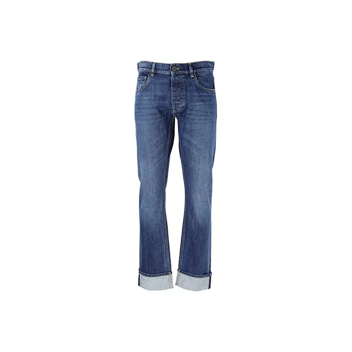 PRADA FW21 Denim Trousers Men's Blue-0
