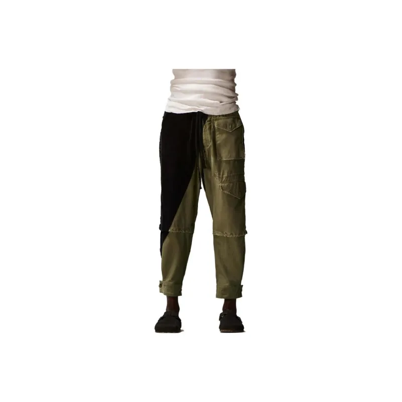 GREG LAUREN Army Jacket Tux Panelled Trousers-0