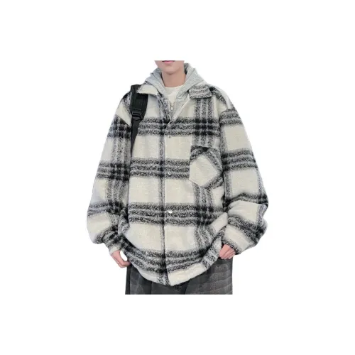 NEAR HERE Jackets Coats Unisex Rose