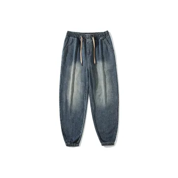 LTIFONE Jeans Unisex Vintage Blue