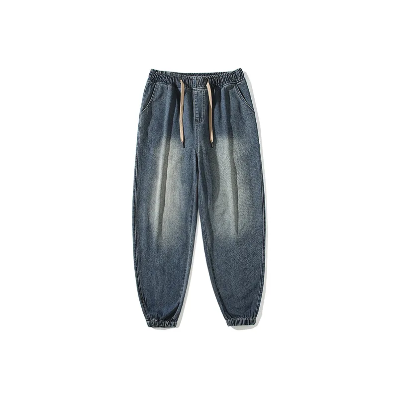 LTIFONE Jeans Unisex Vintage Blue-0