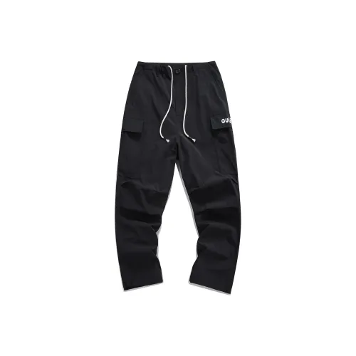Guuka Cargo Pants Men Black