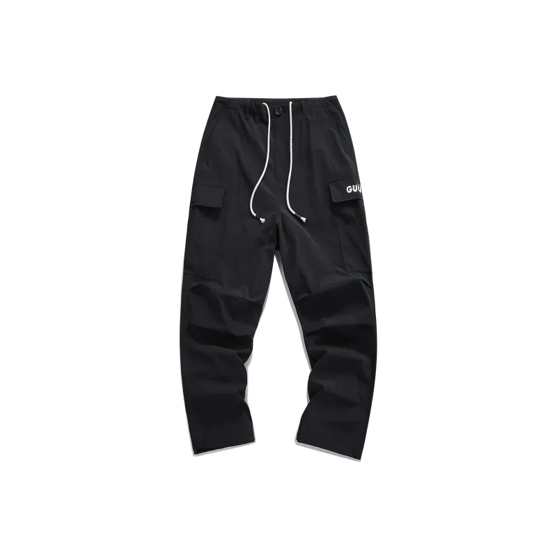 Guuka Cargo Pants Men Black-0