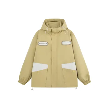 Endless Abyss Jackets Coats Unisex Beige Yellow