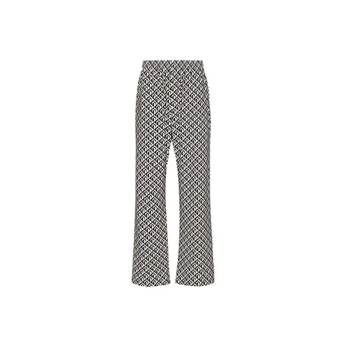 Marine Serre Knitted Sweatpants Men Black, Beige, Multicolor