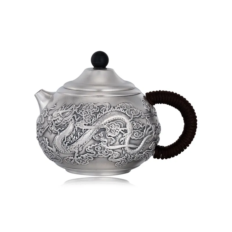 Yu Yin 999 Fine Silver Teapot Unisex-0