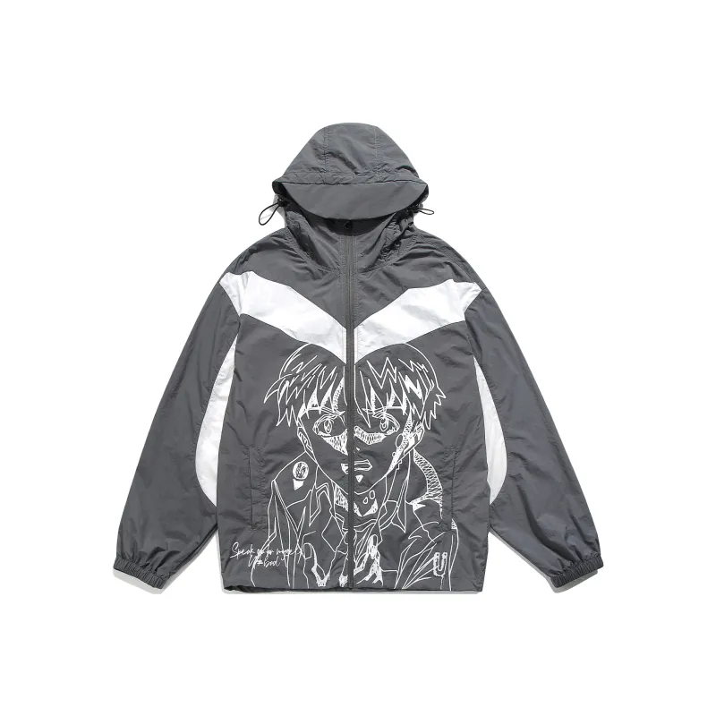 Guuka Trench Coats Men Gray-0