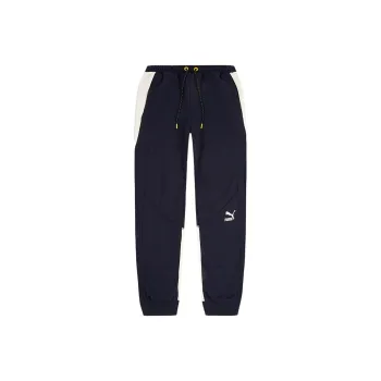 PUMA Knitted Sweatpants Men Tweed Blue