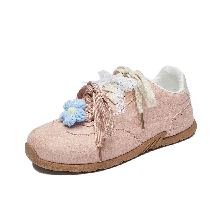 BINGO DUCK Slip Resistant Cushioning And Breathable Low Top Skateboard Shoes Women's-19
