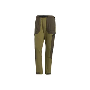 Adidas Knitted Sports Pants Men's Brown Green