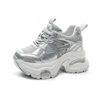 Shangjinni Anti Slip And Wear Resistant Height Increasing Low Top Chunky Sneakers Women's