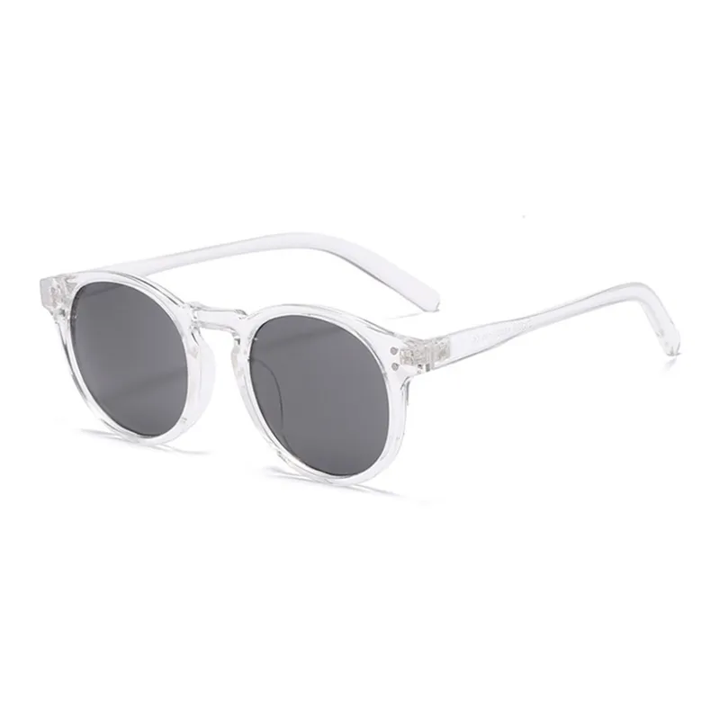 YUZHAOLIN PC Round Sunglasses Unisex-3