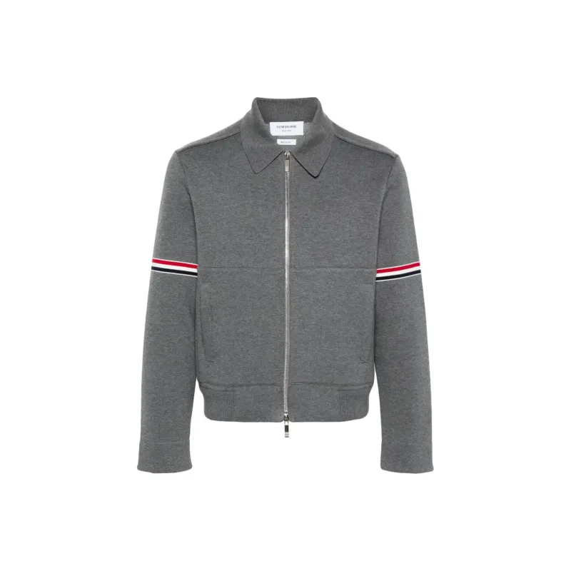 THOM BROWNE RWB stripe Zip up Jacket-0