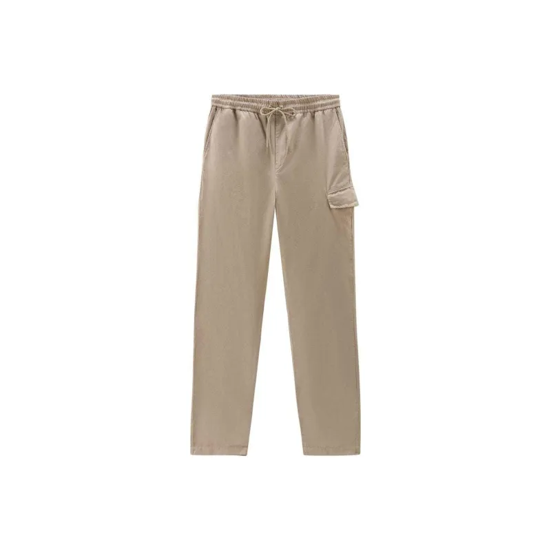 WOOLRICH Drawstring Straight Leg Pants-0