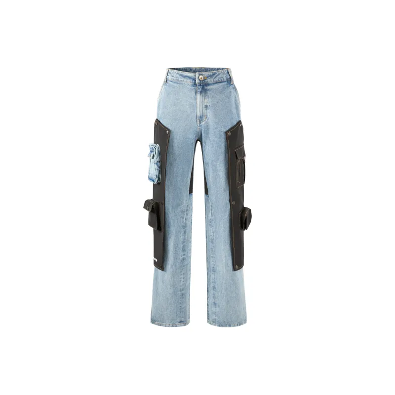 AVENTEN PIN Jeans Unisex Blue-0