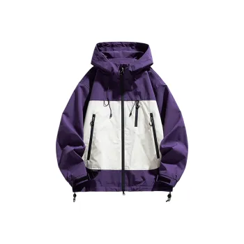 Lulifama Jackets Coats Unisex Purple Blue