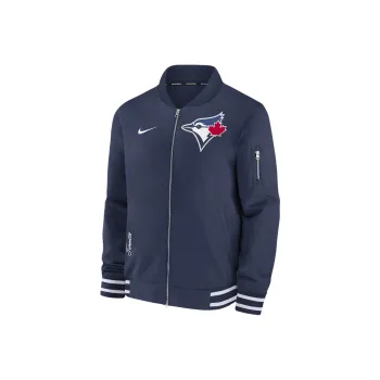 Nike Toronto Blue Jays Authentic Collection Men's Nike Mlb Full-Zip Bomber Jacket