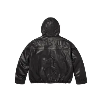 Supreme Marithé + François Girbaud Hooded Leather Flight Bomber Jacket
