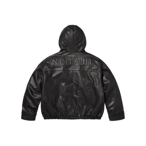 Supreme Marithé + François Girbaud Hooded Leather Flight Bomber Jacket