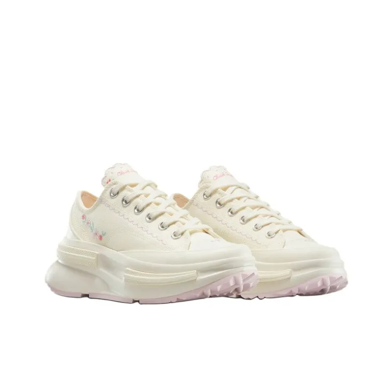 Converse Run Star Legacy CX Anti Slip Wear Resistant Low Top Canvas Shoes Unisex Ecru-2