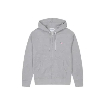 Maison Kitsune Zip Up Long Sleeved Hoodie