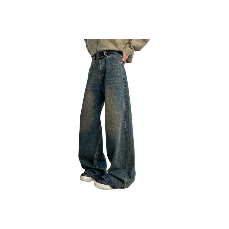 DANGERTIGER Jeans Unisex Yellow Mud-0