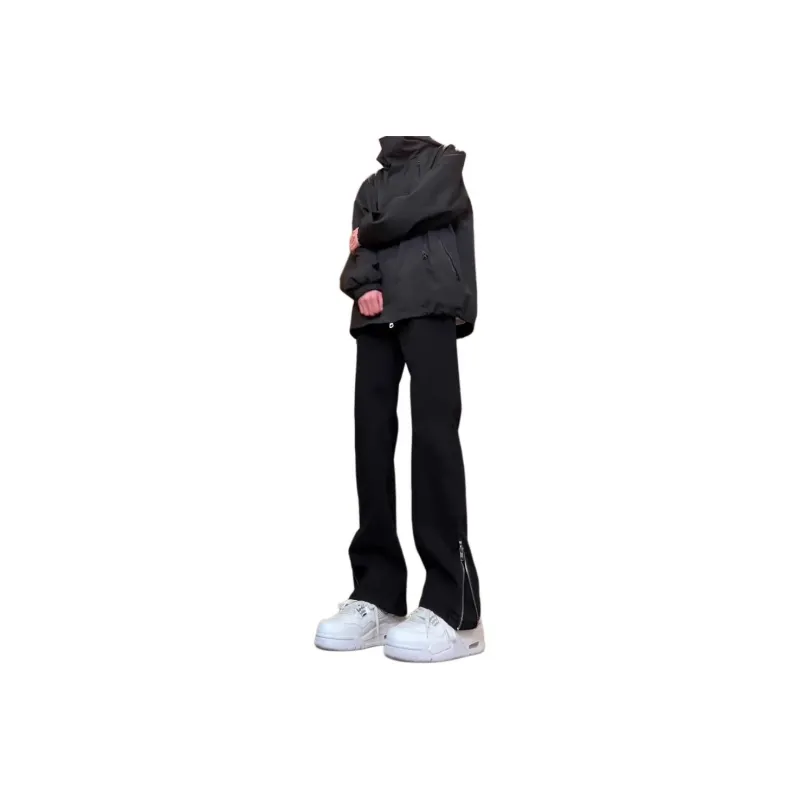 TESTUNG Fashion Versatile Jeans Unisex Classic Black-12