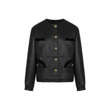 Blaze Milano Leather Jacket Unisex Black