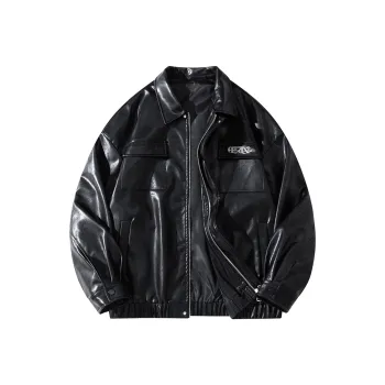 EOOVEN Leather Jackets Unisex