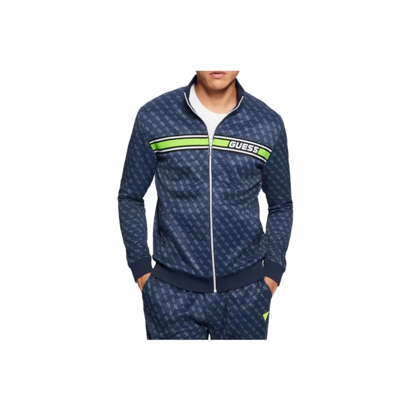 GUESS Eco Korbin Track Jacket Jackets Coats Men's Blue-0