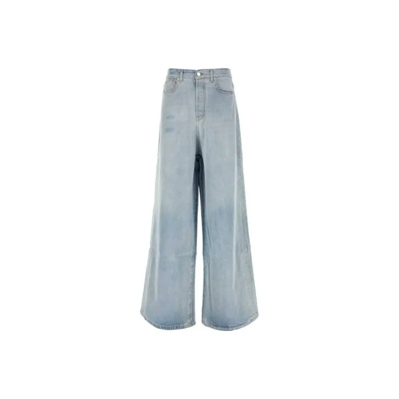 Vetements Logo Embellished Jeans-0