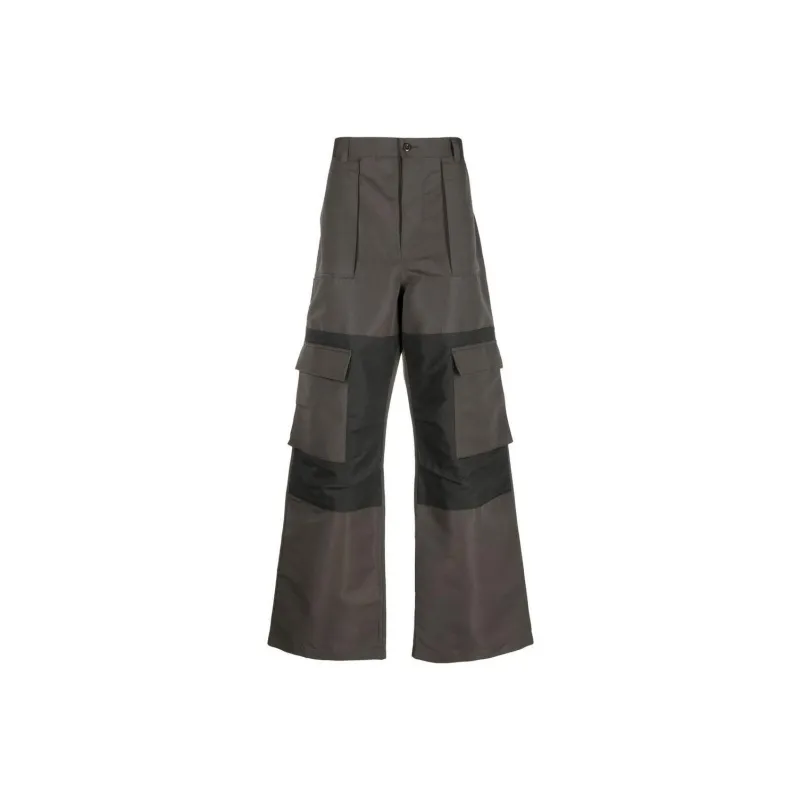 Acne Studios Cargo Pants Men Brown Green-0
