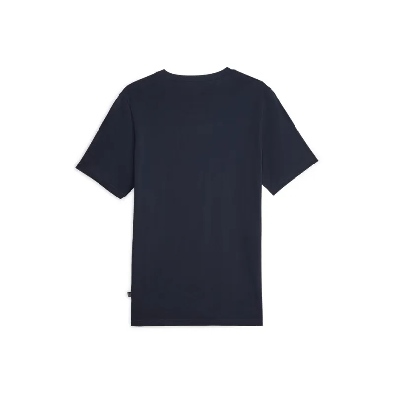 PUMA Basic GRAPHICS T Shirt Men's Marine Blue 06-1