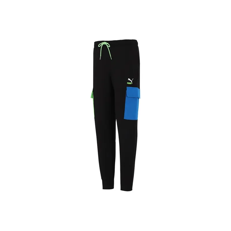 PUMA CLSX Knitted Sweatpants Men's Black-0
