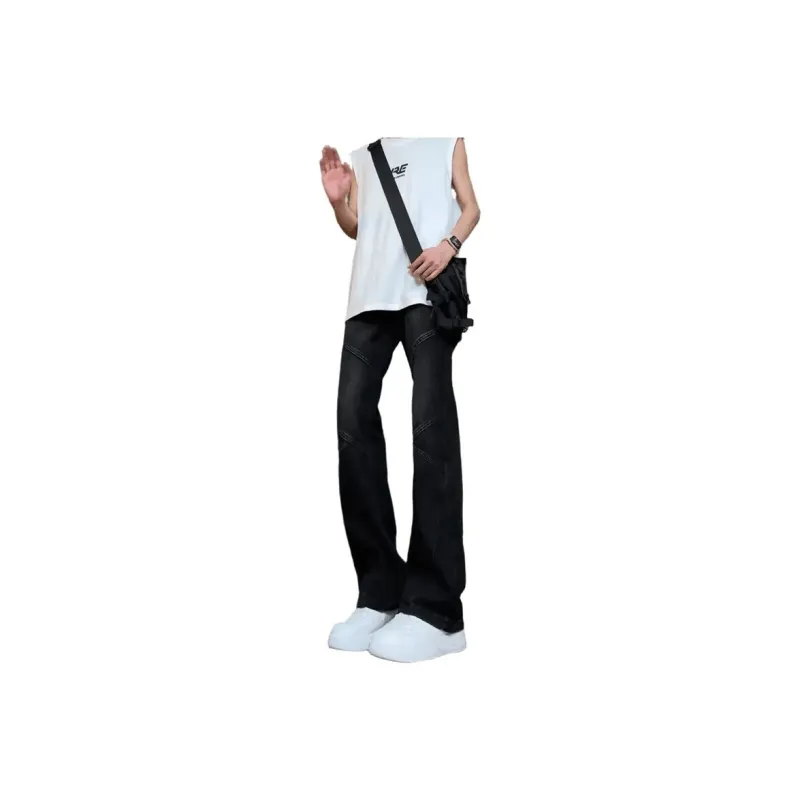 RENBEN Jeans Unisex Yellow Mud Blue-2