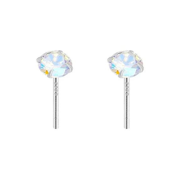 Daisy Dream Full Sterling Silver Stud Earrings Women's-4