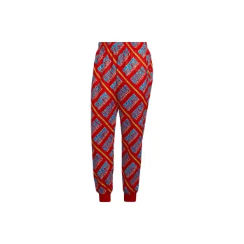 Adidas Knitted Sweatpants Unisex Red