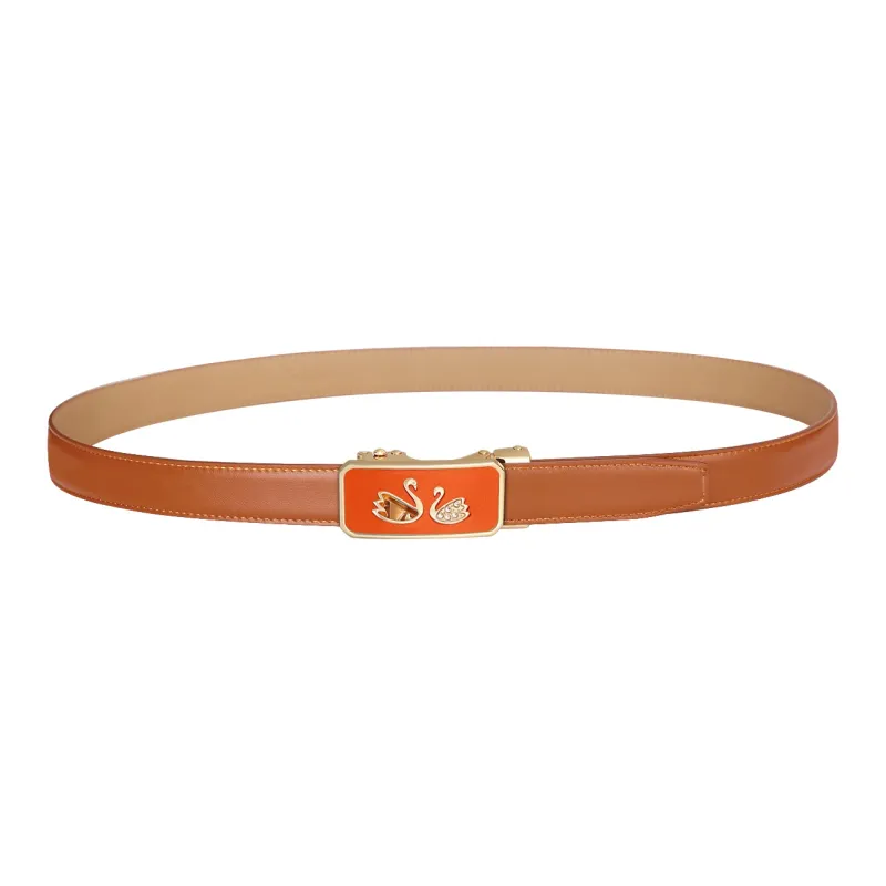 CATELLES Cow Split Leather Belts Women's 2.4cm-25
