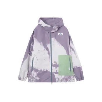 OAMC Tie Dyed Logo Patch Zipped Hooded Jacket