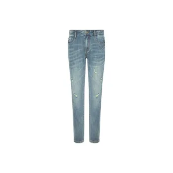 LIU·JO UOMO SS22 Ripped Pants Jeans Men's Medium Blue