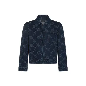 Daily Paper Jacob Distressed Monogram-print Jacket