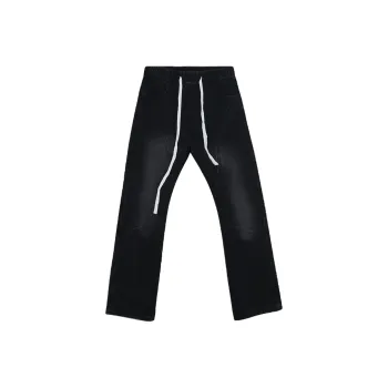 Menglaini Jeans Unisex Black